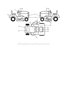 Page I Diagram and Parts List for 917253250  Craftsman Lawn Tractor