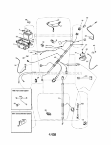 Page A Diagram and Parts List for 917253260  Craftsman Lawn Tractor