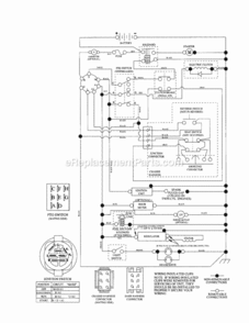 Page K Diagram and Parts List for 917253260  Craftsman Lawn Tractor