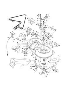 Page J Diagram and Parts List for 917253310  Craftsman Lawn Tractor