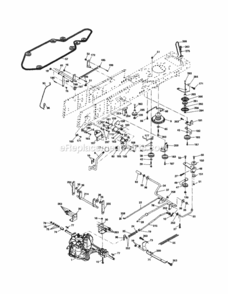 Page C Diagram and Parts List for 917253310  Craftsman Lawn Tractor
