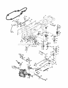 Page C Diagram and Parts List for 917253321  Craftsman Lawn Tractor