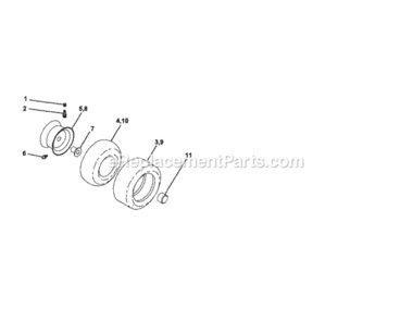 Page G Diagram and Parts List for 917253321  Craftsman Lawn Tractor