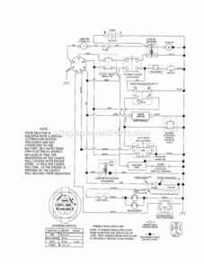 Page L Diagram and Parts List for 917253330  Craftsman Lawn Tractor