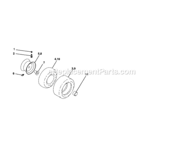 Page J Diagram and Parts List for 917253350  Craftsman Lawn Tractor