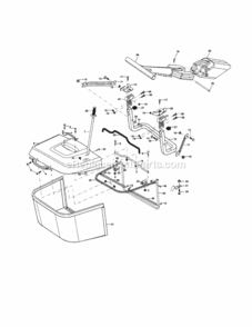 Page K Diagram and Parts List for 917253360  Craftsman Lawn Tractor