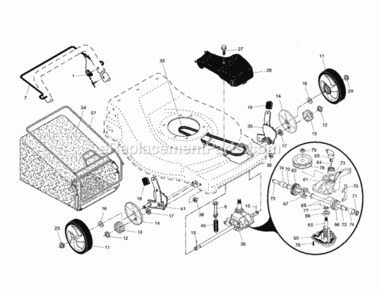 Part Location Diagram of 416987 Craftsman Flask.Pulley