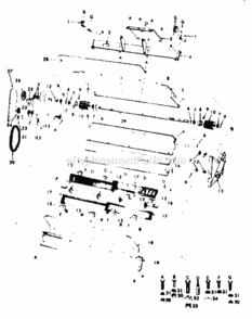 Page C Diagram and Parts List for 917253440  Craftsman Lawn Mower