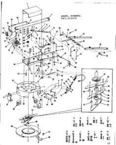Part Location Diagram of 6656H Craftsman Adjusting Pin