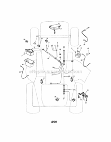 Page A Diagram and Parts List for 917253500  Craftsman Lawn Tractor