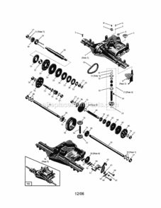 Part Location Diagram of 402719 Craftsman Transaxle.D6