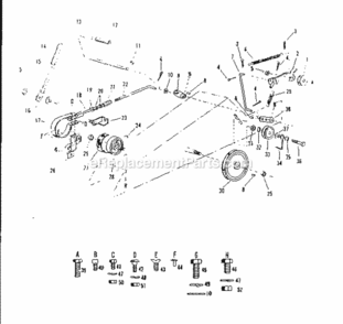 Page D Diagram and Parts List for 917253502  Craftsman Lawn Tractor
