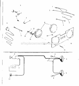 Page F Diagram and Parts List for 917253502  Craftsman Lawn Tractor
