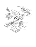 Drive Diagram and Parts List for 917253561  Craftsman Snow Blower