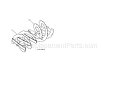Auger Diagram and Parts List for 917253561  Craftsman Snow Blower