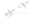 Skid Plate Diagram and Parts List for 917253561  Craftsman Snow Blower