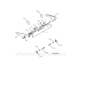 Control Panel Diagram and Parts List for 917253570  Craftsman Snow Blower