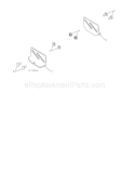 Skid Plate Diagram and Parts List for 917253570  Craftsman Snow Blower