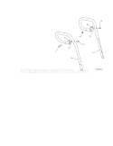 Part Location Diagram of 419799X479 Husqvarna Loop Handle Rh