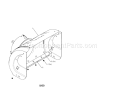 Auger Housing Diagram and Parts List for 917253571  Craftsman Snow Blower
