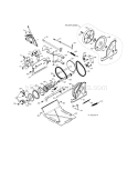 Drive Diagram and Parts List for 917253571  Craftsman Snow Blower
