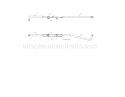 Shifter Rods Diagram and Parts List for 917253571  Craftsman Snow Blower