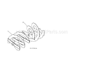 Auger Diagram and Parts List for 917253571  Craftsman Snow Blower