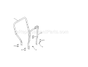 Lower Handles Diagram and Parts List for 917253572  Craftsman Snow Blower