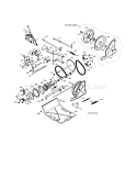 Drive Diagram and Parts List for 917253572  Craftsman Snow Blower