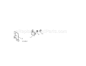 Cable Bracket Diagram and Parts List for 917253572  Craftsman Snow Blower