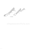 Drift Cutter Bar Diagram and Parts List for 917253572  Craftsman Snow Blower