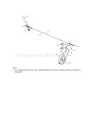 Chute Kit / Deflector Contr Diagram and Parts List for 917253572  Craftsman Snow Blower
