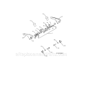 Control Panel Diagram and Parts List for 917253580  Craftsman Snow Blower