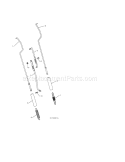 Impeller & Traction Rods Diagram and Parts List for 917253580  Craftsman Snow Blower