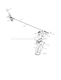 Chute & Deflector Weldmen Diagram and Parts List for 917253580  Craftsman Snow Blower