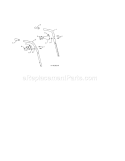 Plow Handles Diagram and Parts List for 917253580  Craftsman Snow Blower