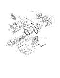 Drive Diagram and Parts List for 917253581  Craftsman Snow Blower