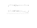 Shifter Rods Diagram and Parts List for 917253581  Craftsman Snow Blower
