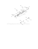 Control Panel & Lever Diagram and Parts List for 917253581  Craftsman Snow Blower
