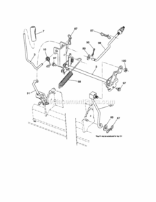 Page I Diagram and Parts List for 917253630  Craftsman Lawn Tractor