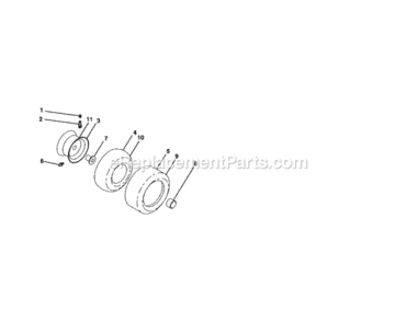 Page G Diagram and Parts List for 917253650  Craftsman Lawn Tractor
