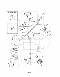 Page A Diagram and Parts List for 917253653  Craftsman Lawn Tractor