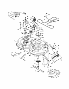 Page J Diagram and Parts List for 917253653  Craftsman Lawn Tractor