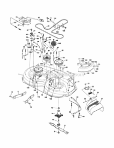 Page I Diagram and Parts List for 917253660  Craftsman Lawn Tractor