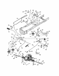 Page C Diagram and Parts List for 917253691  Craftsman Lawn Tractor