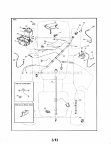 Page A Diagram and Parts List for 917253692  Craftsman Lawn Tractor