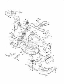 Page J Diagram and Parts List for 917253692  Craftsman Lawn Tractor