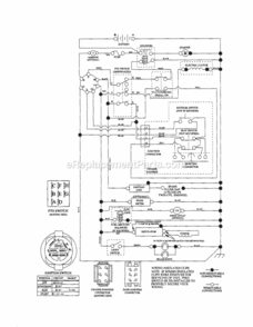 Page K Diagram and Parts List for 917253700  Craftsman Lawn Tractor
