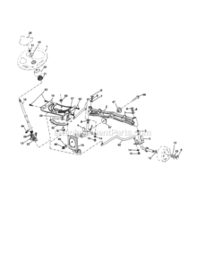 Page E Diagram and Parts List for 917253701  Craftsman Lawn Tractor