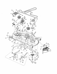 Page G Diagram and Parts List for 917253702  Craftsman Lawn Tractor